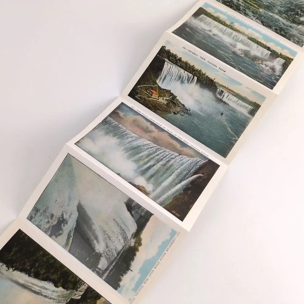 Souvenir Folder of Niagara Falls 1920s Fold-Out Postcards Horseshoe Rock‎ Ages+